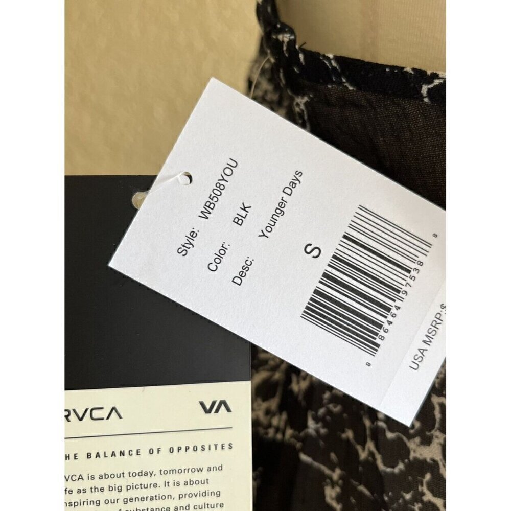 RVCA Women's Cut out Net Younger Days Strappy Tank Top Size Small - Picture 7 of 11